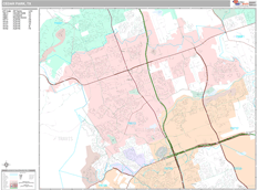 Cedar Park Digital Map Premium Style